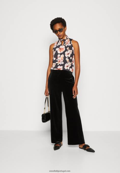 mulheres top preto/rosa F4BZ0D428 Anna Field