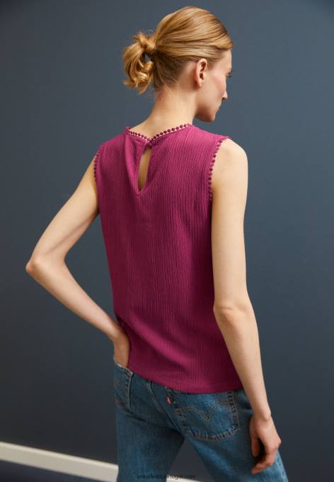 mulheres top rosa F4BZ0D413 Anna Field