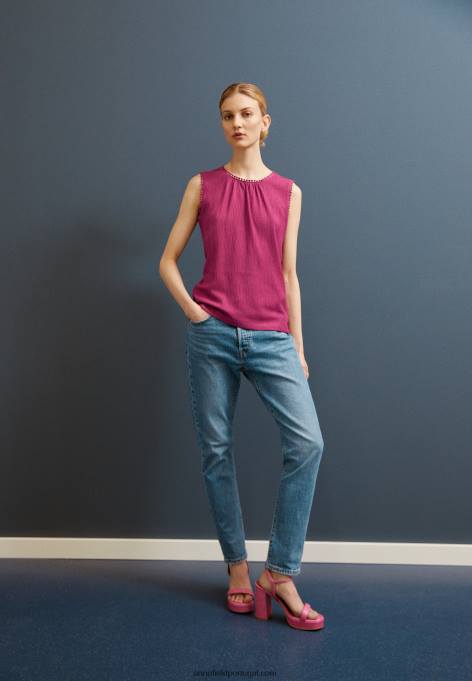 mulheres top rosa F4BZ0D413 Anna Field