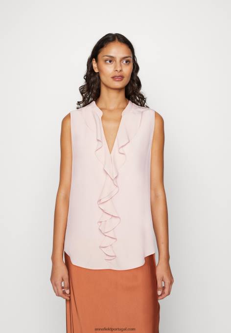mulheres top rosa F4BZ0D429 Anna Field
