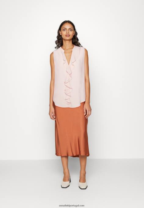 mulheres top rosa F4BZ0D429 Anna Field
