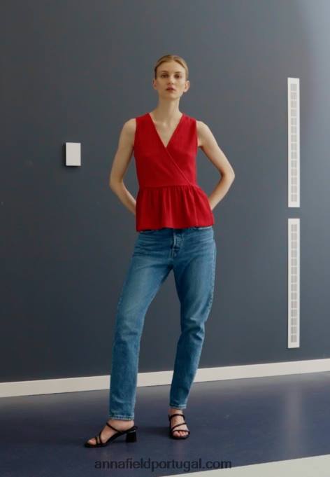 mulheres top rosa F4BZ0D446 Anna Field