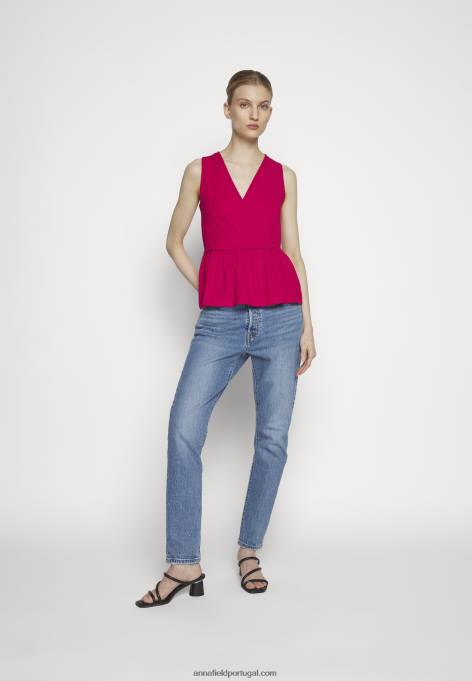 mulheres top rosa F4BZ0D446 Anna Field
