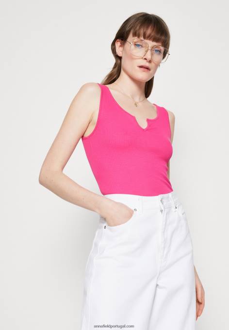mulheres top rosa F4BZ0D487 Anna Field