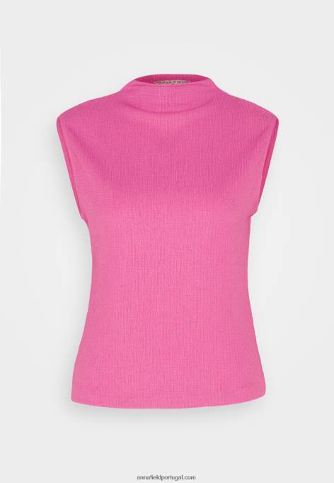 mulheres top rosa F4BZ0D511 Anna Field