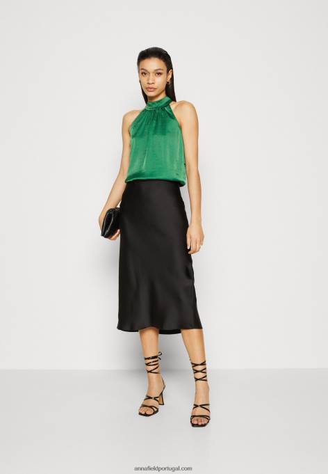 mulheres top verde F4BZ0D394 Anna Field