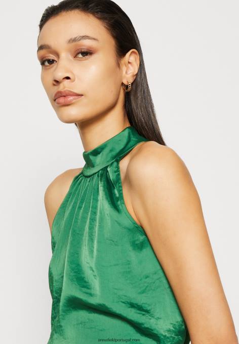 mulheres top verde F4BZ0D394 Anna Field