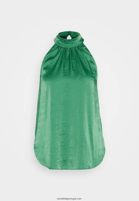 mulheres top verde F4BZ0D394 Anna Field