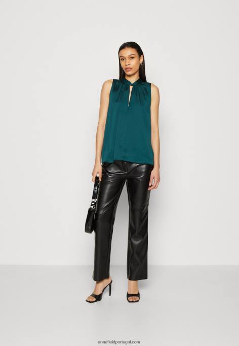 mulheres top verde F4BZ0D433 Anna Field