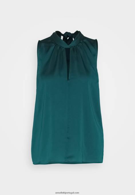 mulheres top verde F4BZ0D433 Anna Field