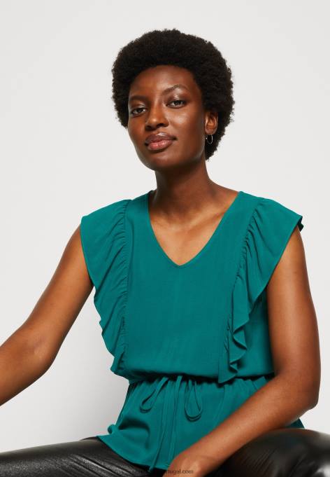 mulheres top verde F4BZ0D436 Anna Field