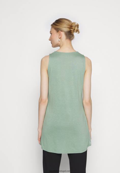 mulheres top verde claro F4BZ0D389 Anna Field