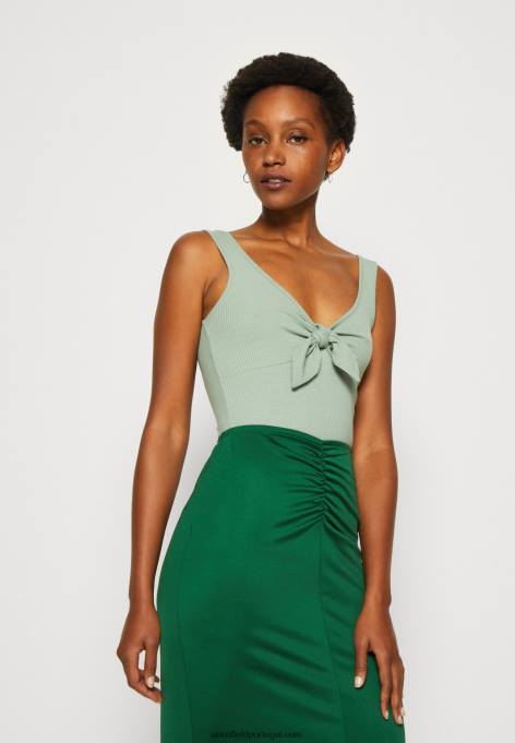 mulheres top verde claro F4BZ0D409 Anna Field