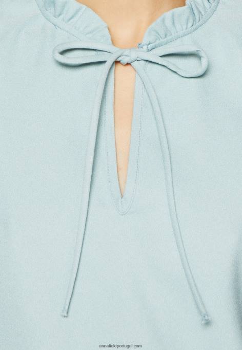 mulheres top verde claro F4BZ0D420 Anna Field