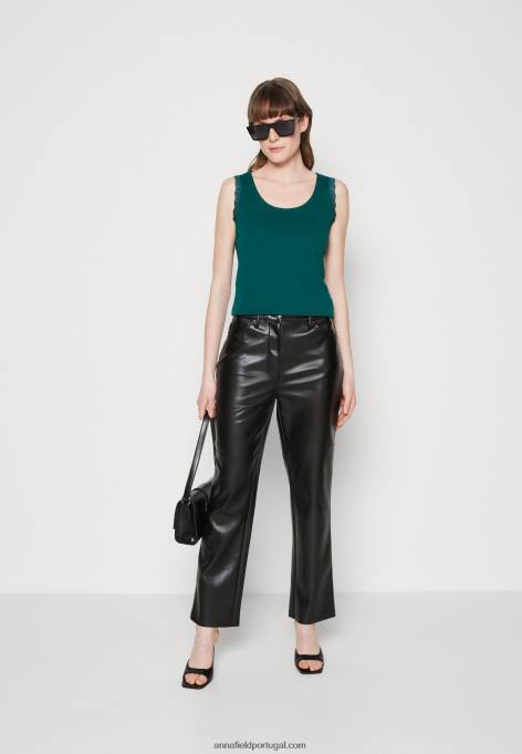 mulheres top verde escuro F4BZ0D499 Anna Field