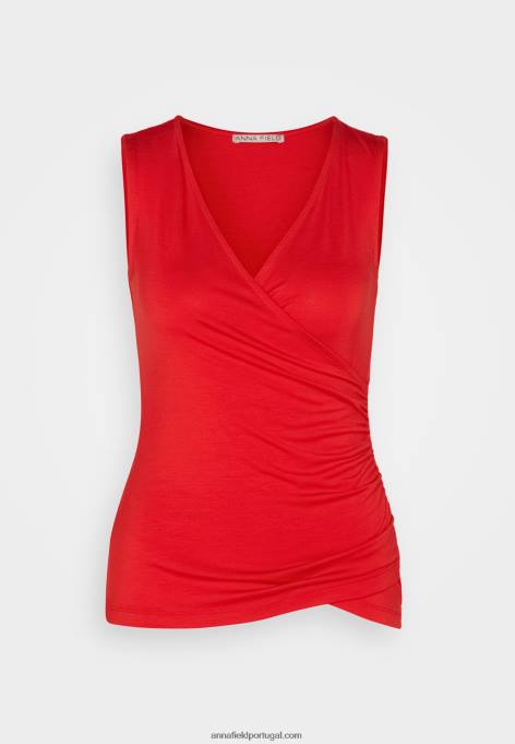 mulheres top vermelho F4BZ0D437 Anna Field