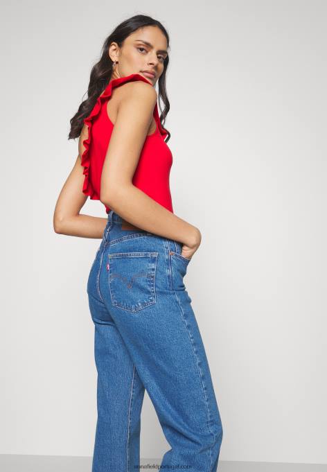 mulheres top vermelho F4BZ0D473 Anna Field