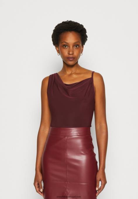 mulheres top vermelho escuro F4BZ0D417 Anna Field