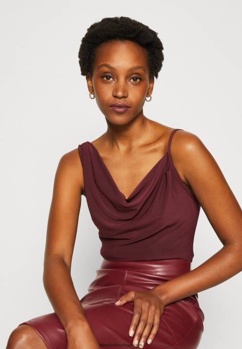 mulheres top vermelho escuro F4BZ0D417 Anna Field