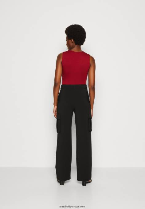 mulheres top vermelho escuro F4BZ0D480 Anna Field