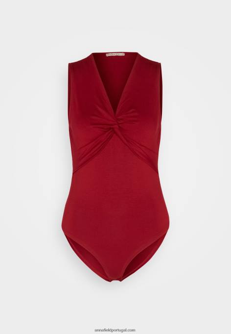 mulheres top vermelho escuro F4BZ0D480 Anna Field