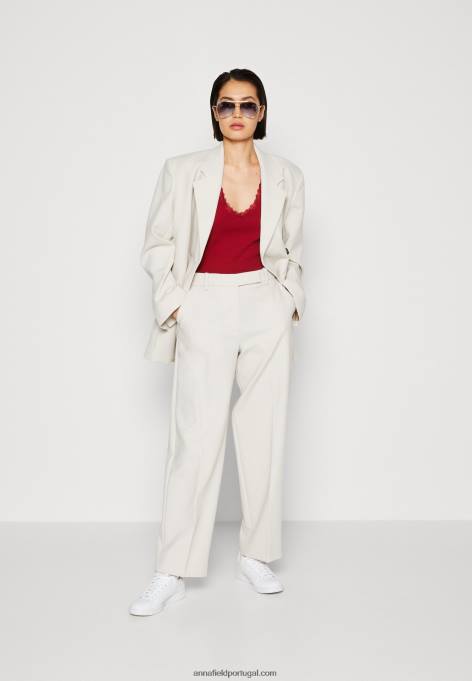 mulheres top vermelho escuro F4BZ0D497 Anna Field