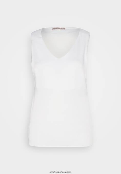 mulheres topo fora do branco F4BZ0D399 Anna Field