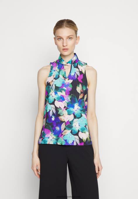 mulheres topo nazul/roxo F4BZ0D505 Anna Field