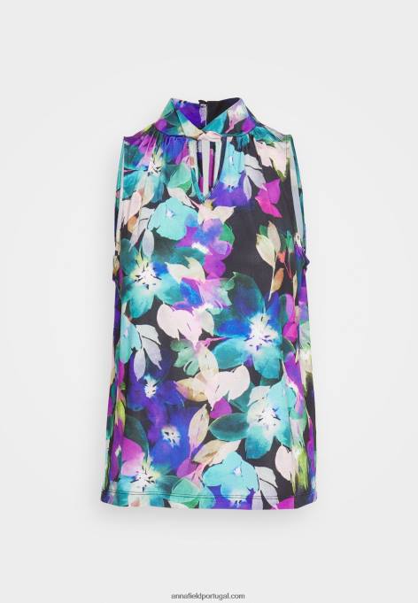mulheres topo nazul/roxo F4BZ0D505 Anna Field