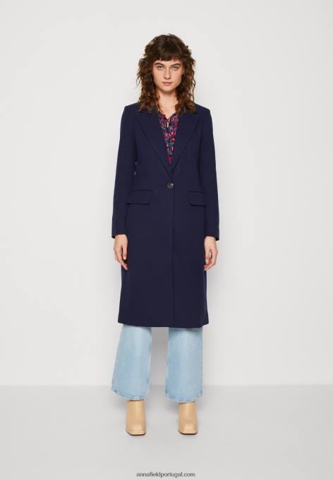 mulheres casaco clássico azul escuro F4BZ0D910 Anna Field