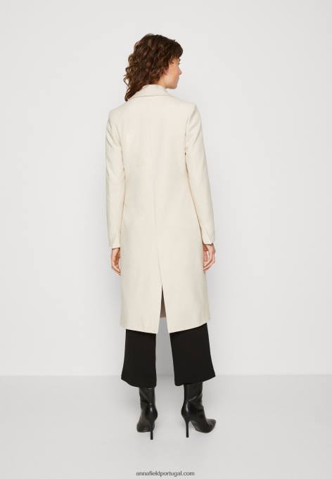 mulheres casaco clássico bege F4BZ0D911 Anna Field