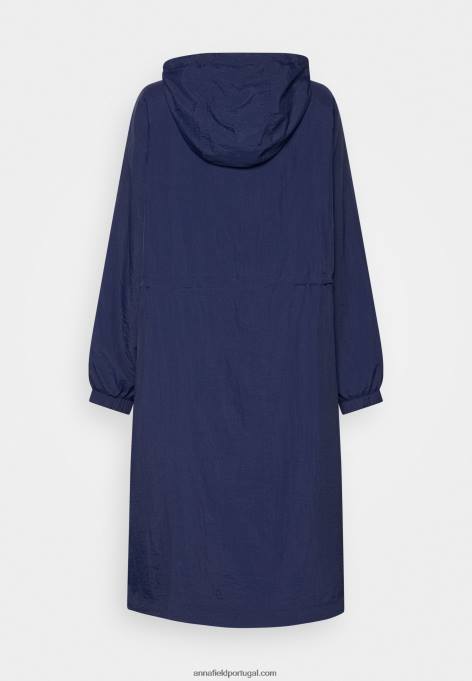 mulheres parca azul F4BZ0D908 Anna Field