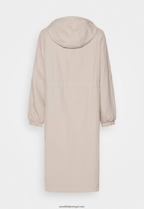 mulheres parca bege F4BZ0D909 Anna Field