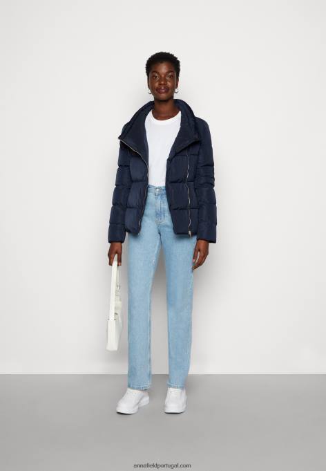 mulheres jaqueta de inverno azul escuro F4BZ0D734 Anna Field