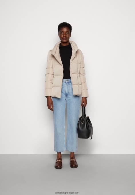 mulheres jaqueta de inverno marrom claro F4BZ0D733 Anna Field