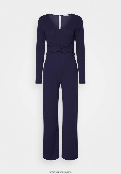 mulheres macacão azul escuro F4BZ0D878 Anna Field