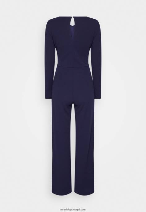 mulheres macacão azul escuro F4BZ0D878 Anna Field