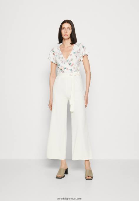 mulheres macacão bege/branco F4BZ0D880 Anna Field