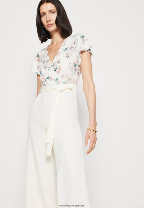 mulheres macacão bege/branco F4BZ0D880 Anna Field