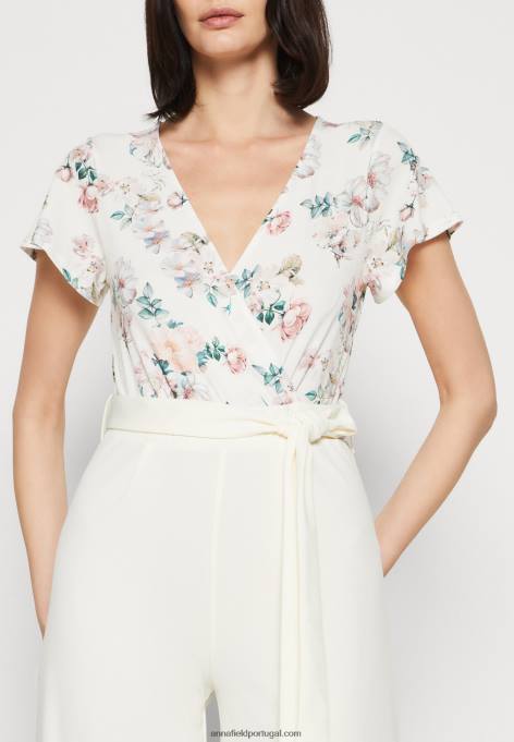 mulheres macacão bege/branco F4BZ0D880 Anna Field