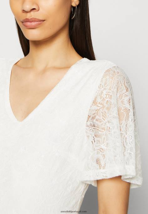 mulheres macacão branco/preto F4BZ0D865 Anna Field