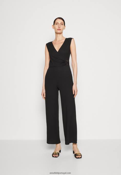 mulheres macacão preto F4BZ0D874 Anna Field