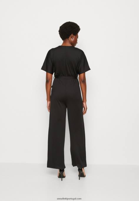 mulheres macacão preto F4BZ0D876 Anna Field