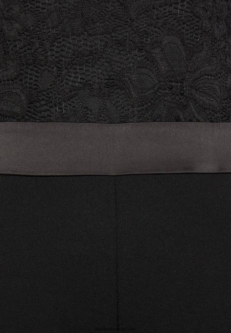 mulheres macacão preto F4BZ0D881 Anna Field