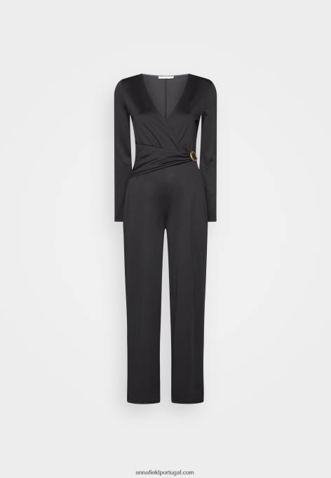 mulheres macacão preto F4BZ0D883 Anna Field