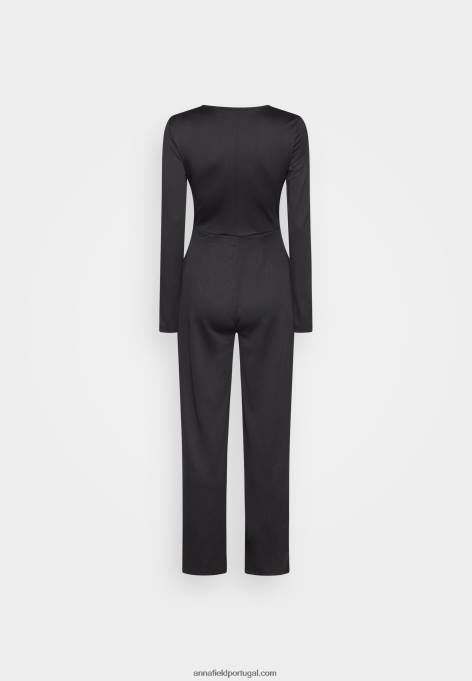 mulheres macacão preto F4BZ0D883 Anna Field