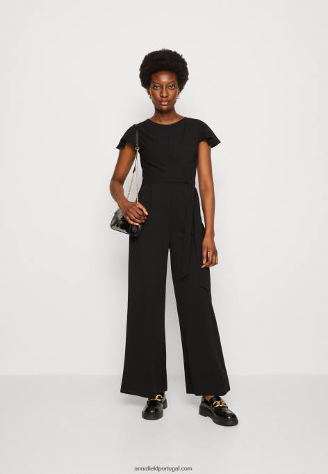 mulheres macacão preto F4BZ0D892 Anna Field