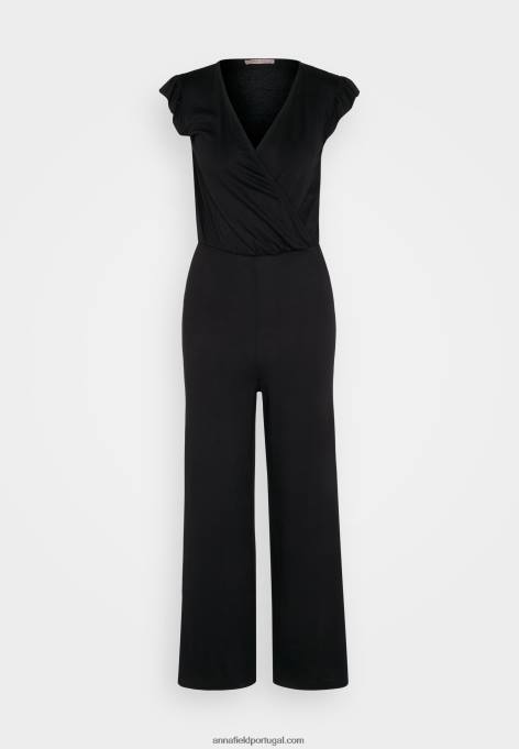 mulheres macacão preto F4BZ0D896 Anna Field