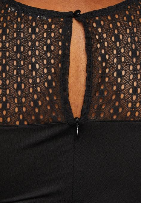 mulheres macacão preto F4BZ0D902 Anna Field