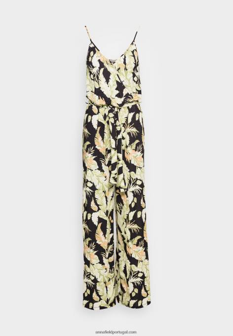 mulheres macacão preto/verde F4BZ0D868 Anna Field